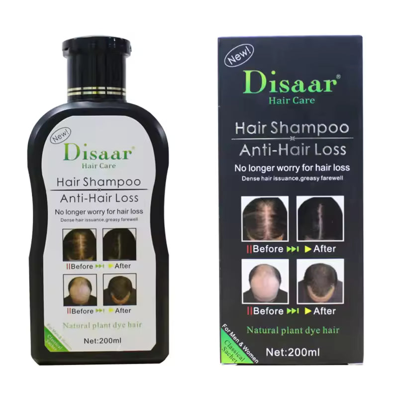 Importedโข Disaar Hair Shampoo Anti Hair Loss + Free Hair Essental Oil ๐