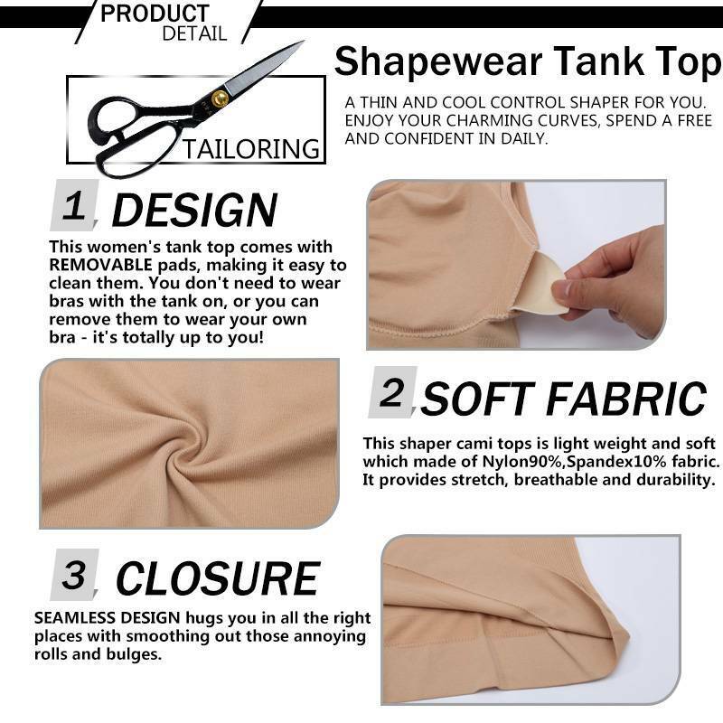 Importedโข Instant 2in 1 Camisoles Body Shapewear For (Women) ๐