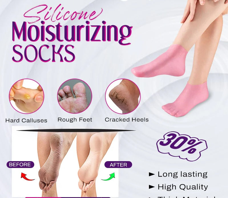 Silicone Moisturizing Socks