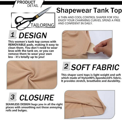 Imported™ Instant 2in 1 Camisoles Body Shapewear For (Women) 🎁