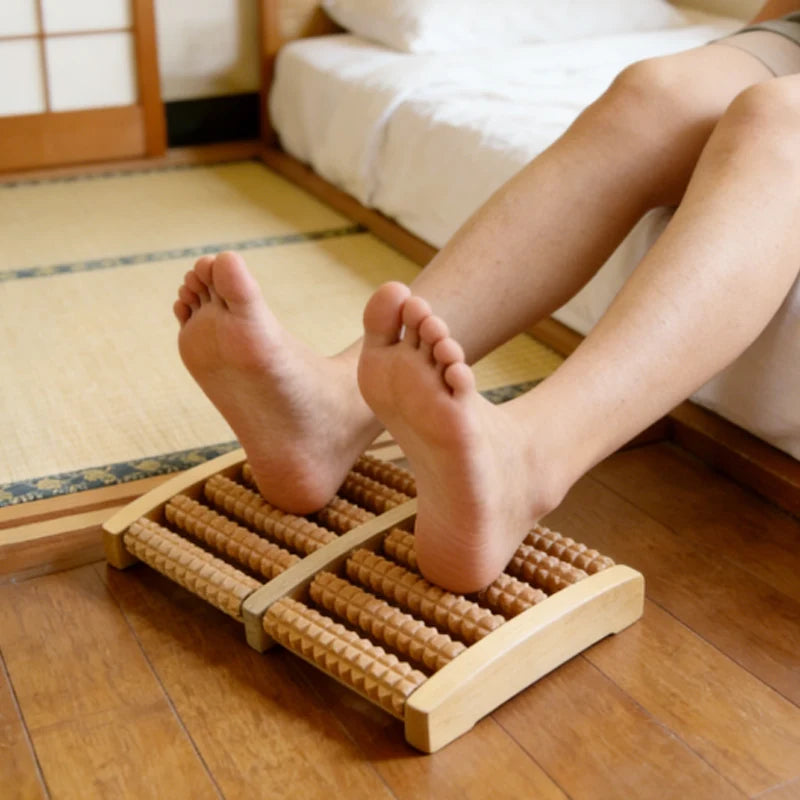 Wooden Foot Massager
